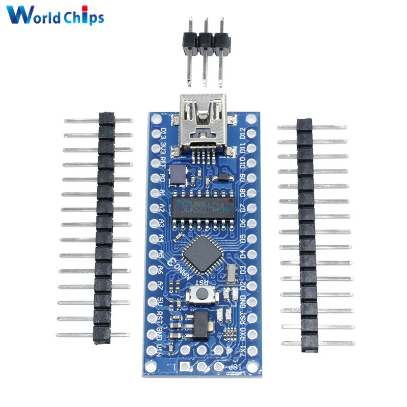 ATmega168 CH340 CH340G Nano V3.0 3.0 Mini USB UART Board 16Mhz 3.3V 5V mikrokontroler sterownik mikro moduł dla Arduino ATmega168 CH340 CH340G Nano V3.0 3.0 Mini USB UART Board 16Mhz 3.3V 5V mikrokontroler sterownik mikro moduł dla Arduino