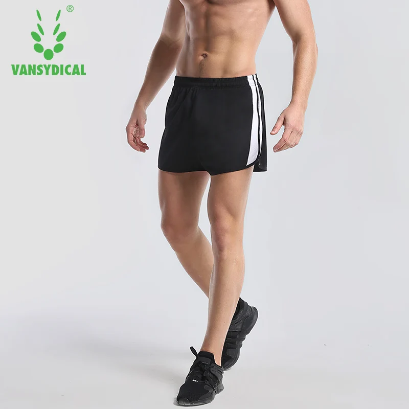 

Men's Quick Dry Running Shorts Fitness Gym Training Workout Sportswear Elastic Waist Jogger Shorts