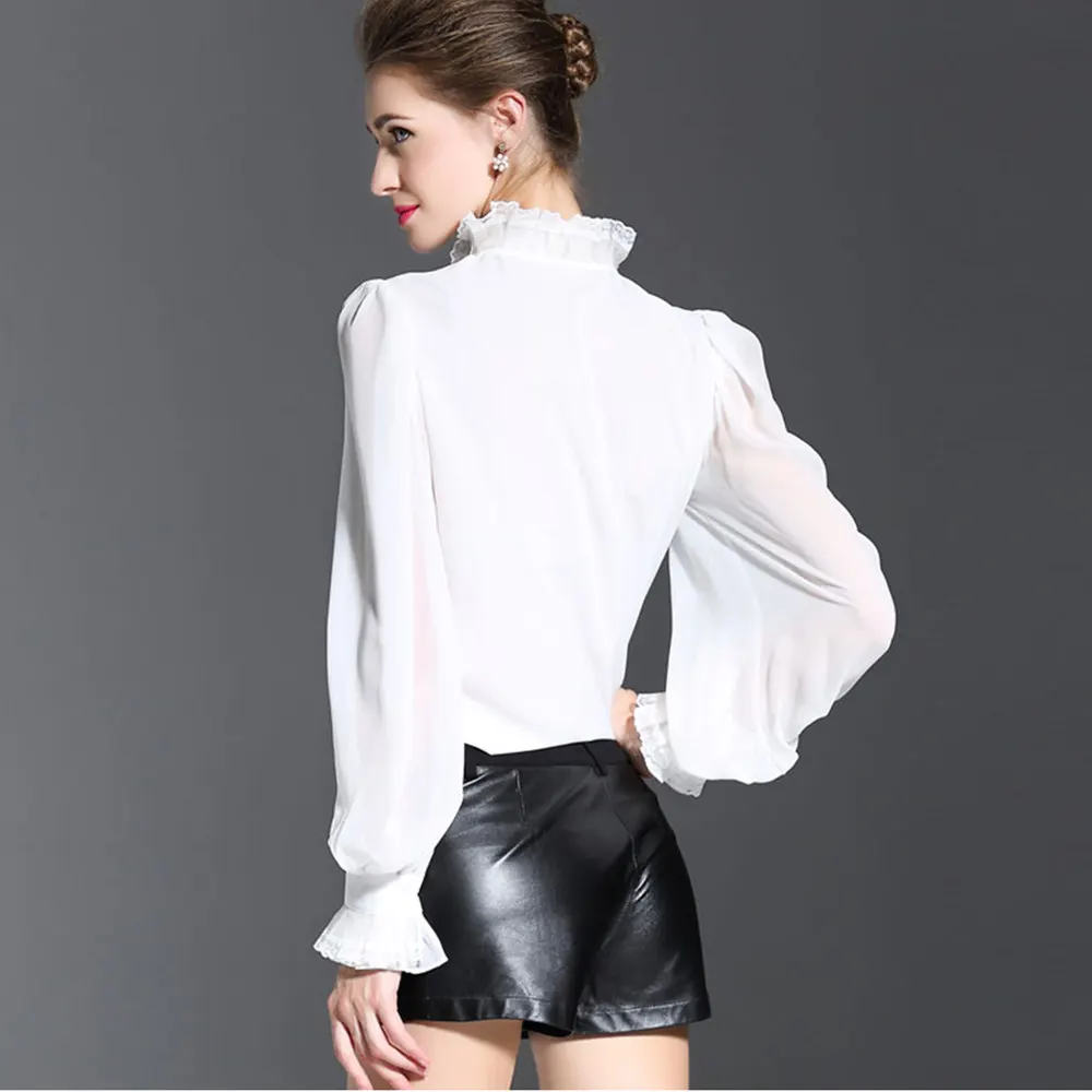 MissFoFo Весна новое поступление цельная рубашка свободная Женская рабочая одежда Белый Черный модное пальто размер S-2XL длинное женское осеннее - Цвет: Белый