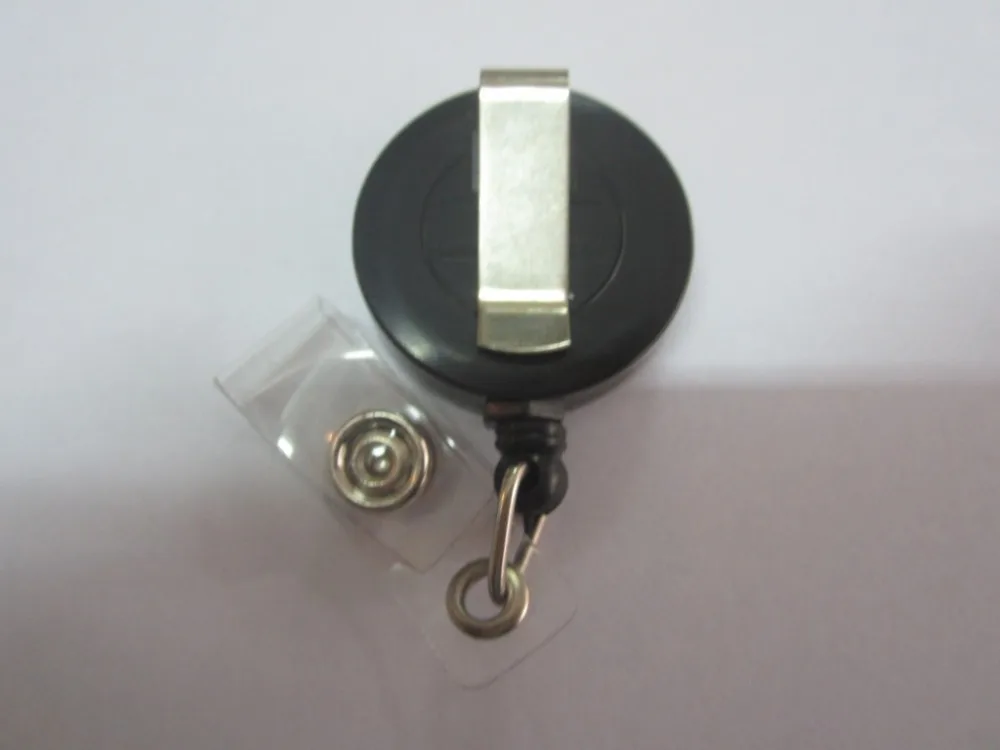 Creative Smiling Face Chest Card Easy Pull Buckle Expansion Easy Pull Wire Device Hanging Wire Document Buckle