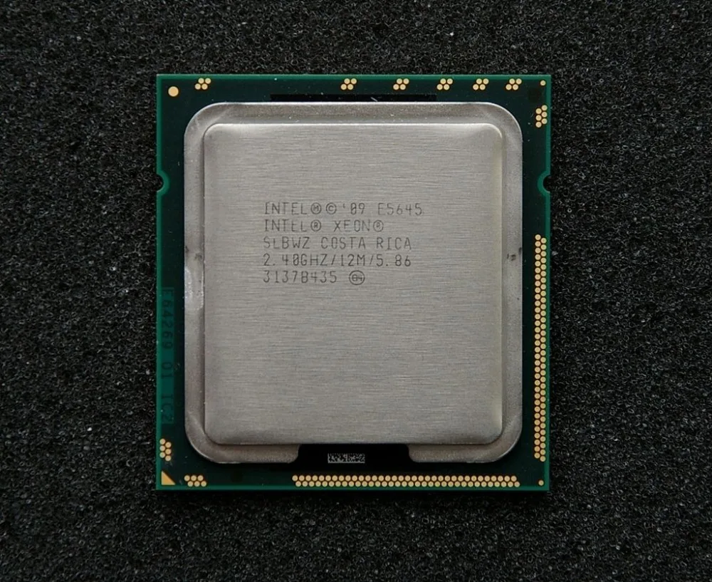 Intel Xeon E5645 Six Core 2.40GHz 12MB 5.86GT//s CPU Processor LGA1366 SLBWZ