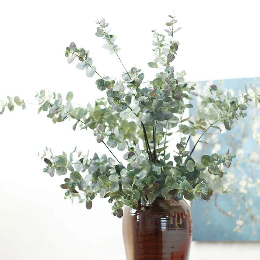 Buy Artificial Eucalyptus Leaf Green Plant Branches