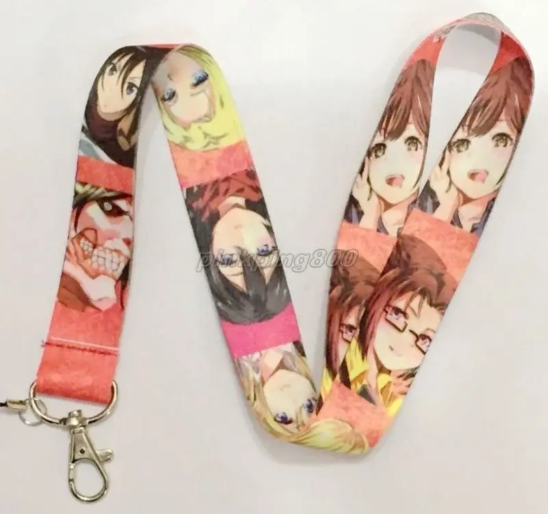 Lot 10Pcs Cartoon Japanese anime Mobile Cell Phone Lanyard Neck Straps Party Gifts A37in Key