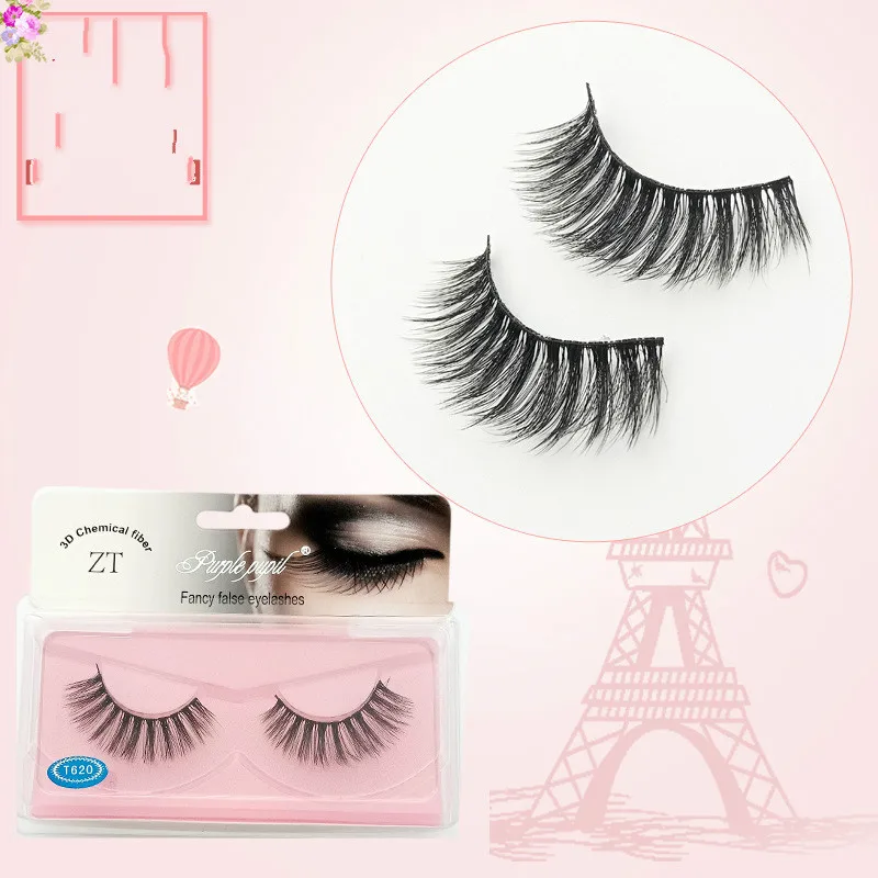 

High-quality Silk Protein Eyelash Extensions Individual Eyelashes False Eyelashes T620 Soft and Natural Eyelashes