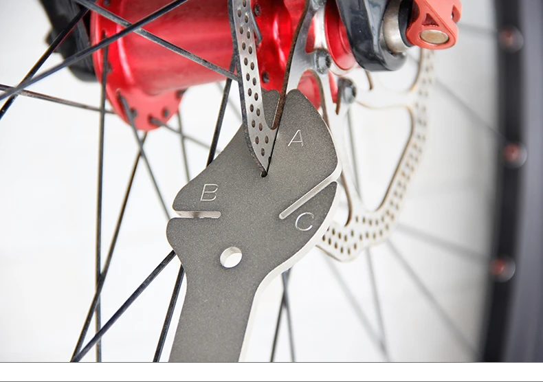 BIKEHAND MTB велосипеда дисковый тормоз ротора сплющивающий инструмент для велосипедного Тормоза Дисковый контроллер инструмент для установки на трубу велосипедного Инструменты для ремонта