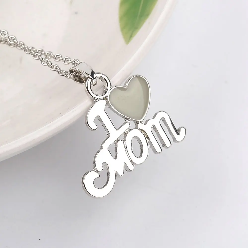 Модные Светящиеся ювелирные изделия Best Friend Mom подвески новые аксессуары Love
