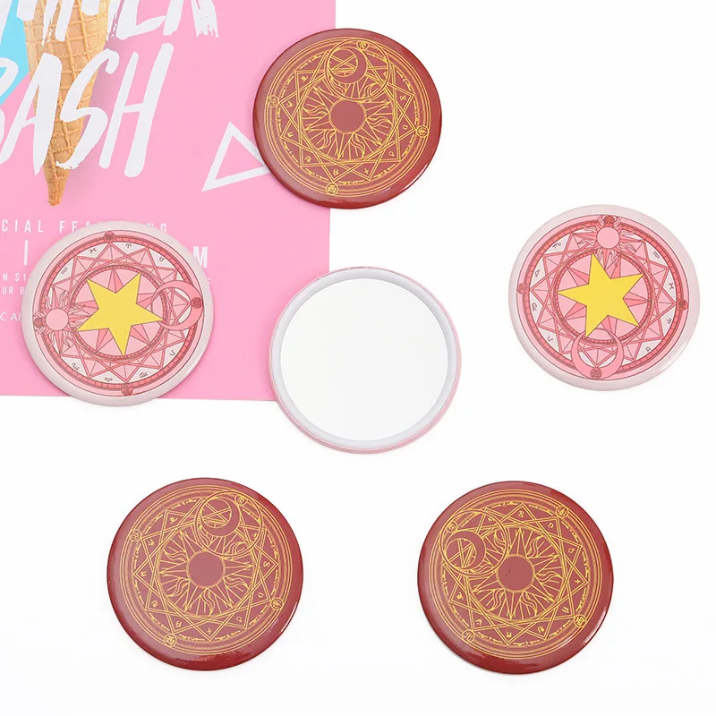 

anime Cardcaptor Sakura Cosplay prop Accessories Makeup mirror round animation magic array makeup mirror Card captor