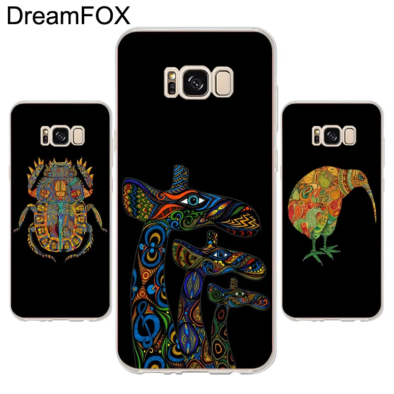 DREAMFOX K159 Psicodelicas Мягкий ТПУ силиконовый чехол для samsung Galaxy Note S 6 7 8 9 Edge Plus Grand Prime |
