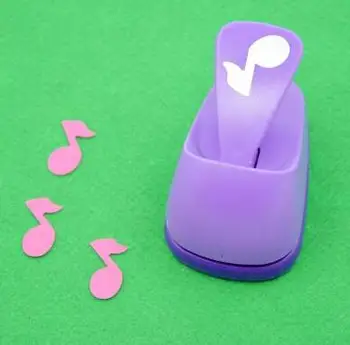

New style 2-2.5cm music shape EVA foam punch paper puncher for greeting card handmade ,Scrapbook Handmade freeshipping
