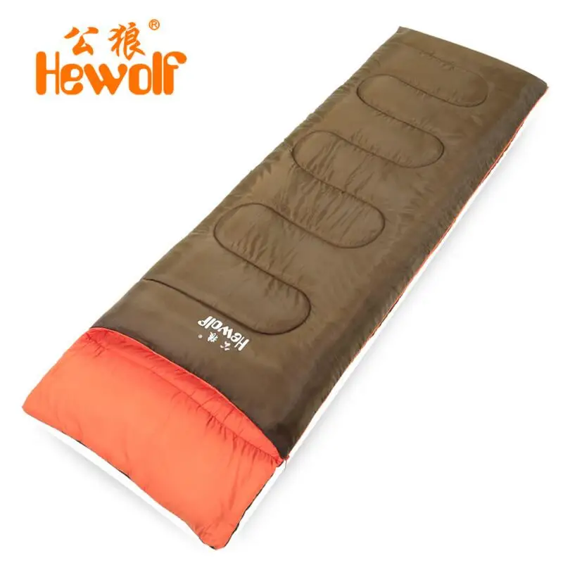 

Hewolf Outdoor Sleeping Bag Adult Spring And Autumn 190*75CM Ultralight Hiking Camping Traveling Cotton Envelope Sleeping Bag