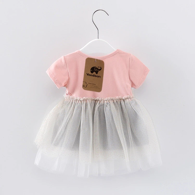Cotton Baby Dresses 2018 Summer Newborn Princess Party Wedding Christening Dress For Baby Girl 1st Year Birthday Infant Outfits (3)