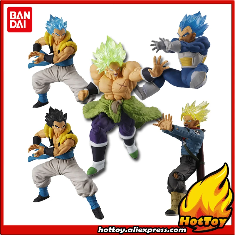 Оригинальные Bandai batch VS Gashapon игрушечные фигурки из ПВХ часть 9-полный набор 5 шт Broly шорты «Вегета» Gogeta «Dragon Ball SUPER»