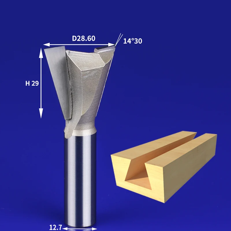 1 шт- ЧПУ твердосплавные деревообрабатывающие фрезы, инструмент по дереву, ящики, шкафы, коробки, декоративные коробки, подарочные коробки - Длина режущей кромки: 12.7mm x 28.6mm