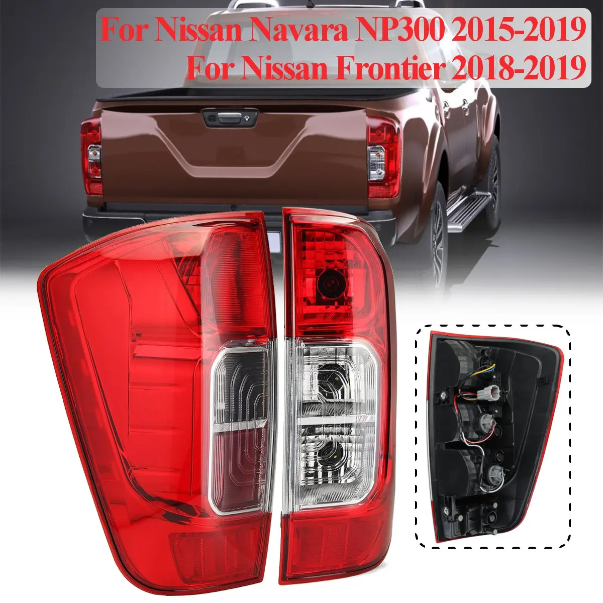 Задний фонарь для Nissan Navara NP300 D23 левый/правый задний с ремнем 2015 2016 2017 2018 2019 |