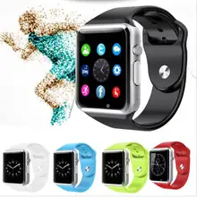 Лучшие Слизняк фабрики best A1 Bluetooth Смарт часы наручные часы спортивные Поддержка шагомер sim-tf Камера Smartwatch для Android-смартфон