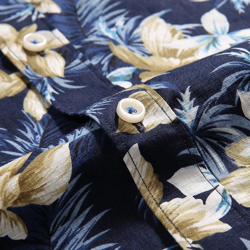 8xl 7xl плюс размер Мужская рубашка Летний стиль цветочный принт пляжная Мужская гавайская рубашка Повседневная гавайская рубашка с коротким рукавом Chemise Homme