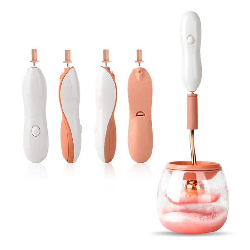 

Electric Makeup Brush Cleaner & Dryer Machine Set Make Up Brushes Automatic Rotation Washing Cleaning Tool Brush Accessories