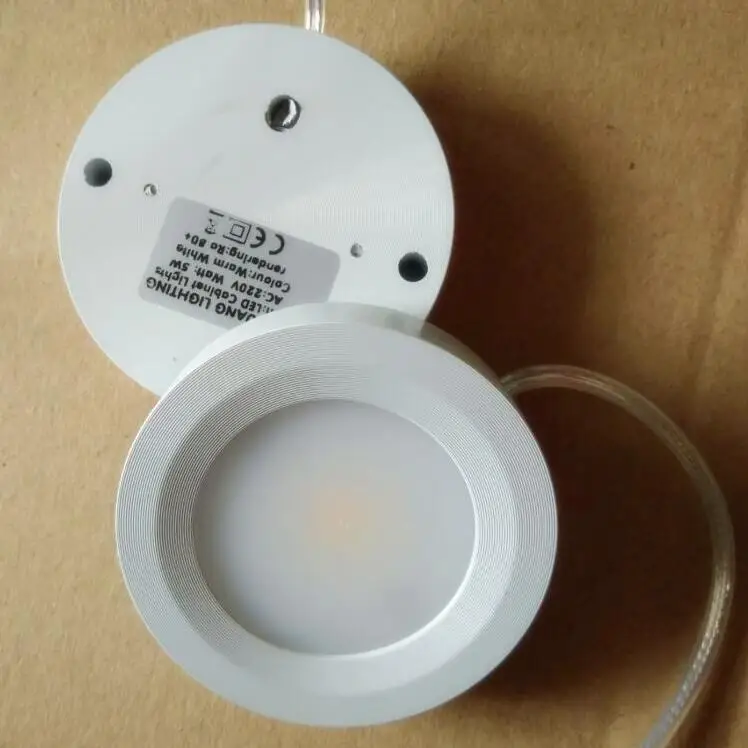 LED Kitchen Under Light LED Puck Light Thin Mini Surface Mounted LED Spotlight Downlight