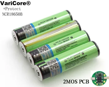 VariCore 2018 Protected 18650 NCR18650B 3400mAh Rechargeable Li-lon battery with PCB