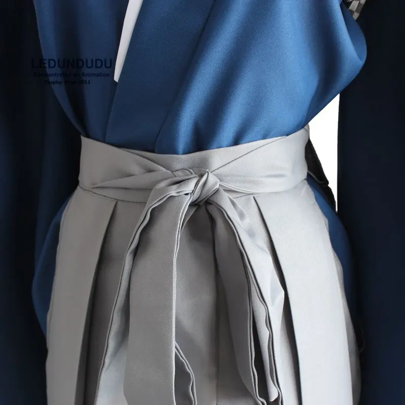 Anime Touken Ranbu Online Kashuu Kiyomitsu Cosplay Costumes Yamatonokami Yasusada Kimono Fancy Halloween Party Clean Full set Blue (9)