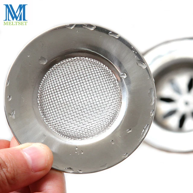 Stainless Steel Shower Drain Hole Filter Sink Strainer Round Shape Stainless Steel Shower Drain Hole Filter Sink Strainer Round Shape Vegetable Residue Kitchen Waste Stop