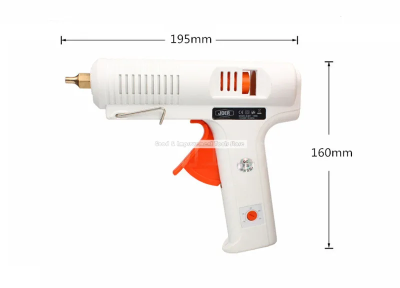 Хорошее 150 Вт высокое Мощность термоплавкий Пистолеты для склеивания 100-240 В клей инструмент Регулируемый Температура ремонт инструмент с 2 шт. клеевые карандаши