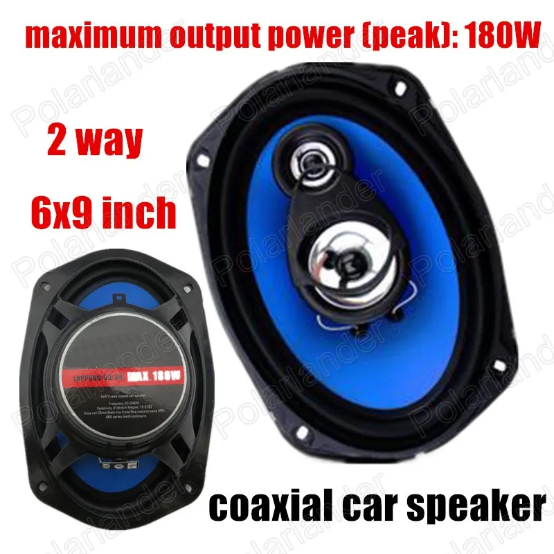 auto door component speakers A pair 2 way 2x180W 6X9 inch Universal