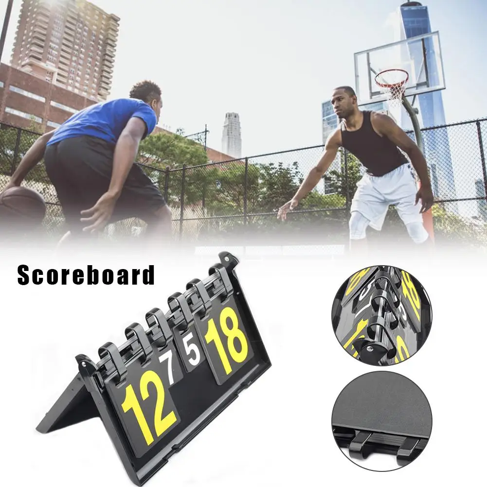 كرة السلة لوحة النتائج أربعة أرقام الراقية متعددة وظيفة تنس طاولة هداف الوجه الريشة تنس طاولة 4 أرقام التهديف