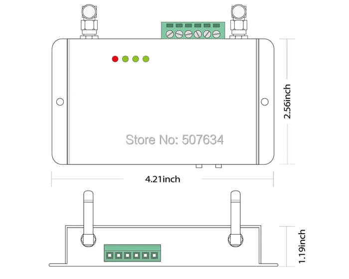 RGB LED контроллер Iphone Android мобильного телефона WI-FI пульта дистанционного управления диммер Цветовая температура регулировки Бесплатная