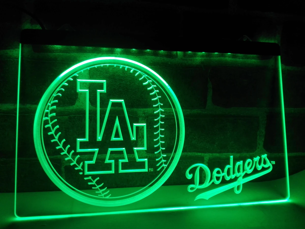 LA269 Los Angeles Dodgers Baseball LED Neon Light Sign home decor