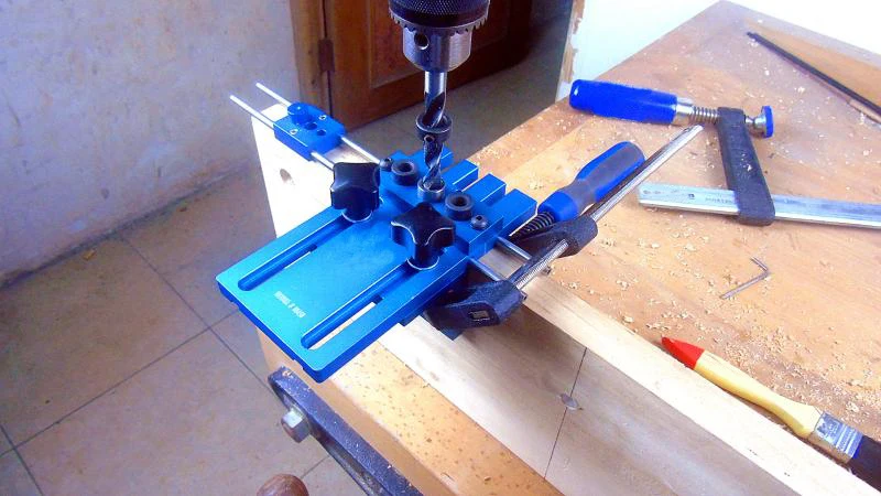 Инструмент для деревообработки, DIY Деревообработка столярные высокоточные дюбеля Jigs Kit, 3 в 1 сверлильный локатор, 08450A сверление Руководство