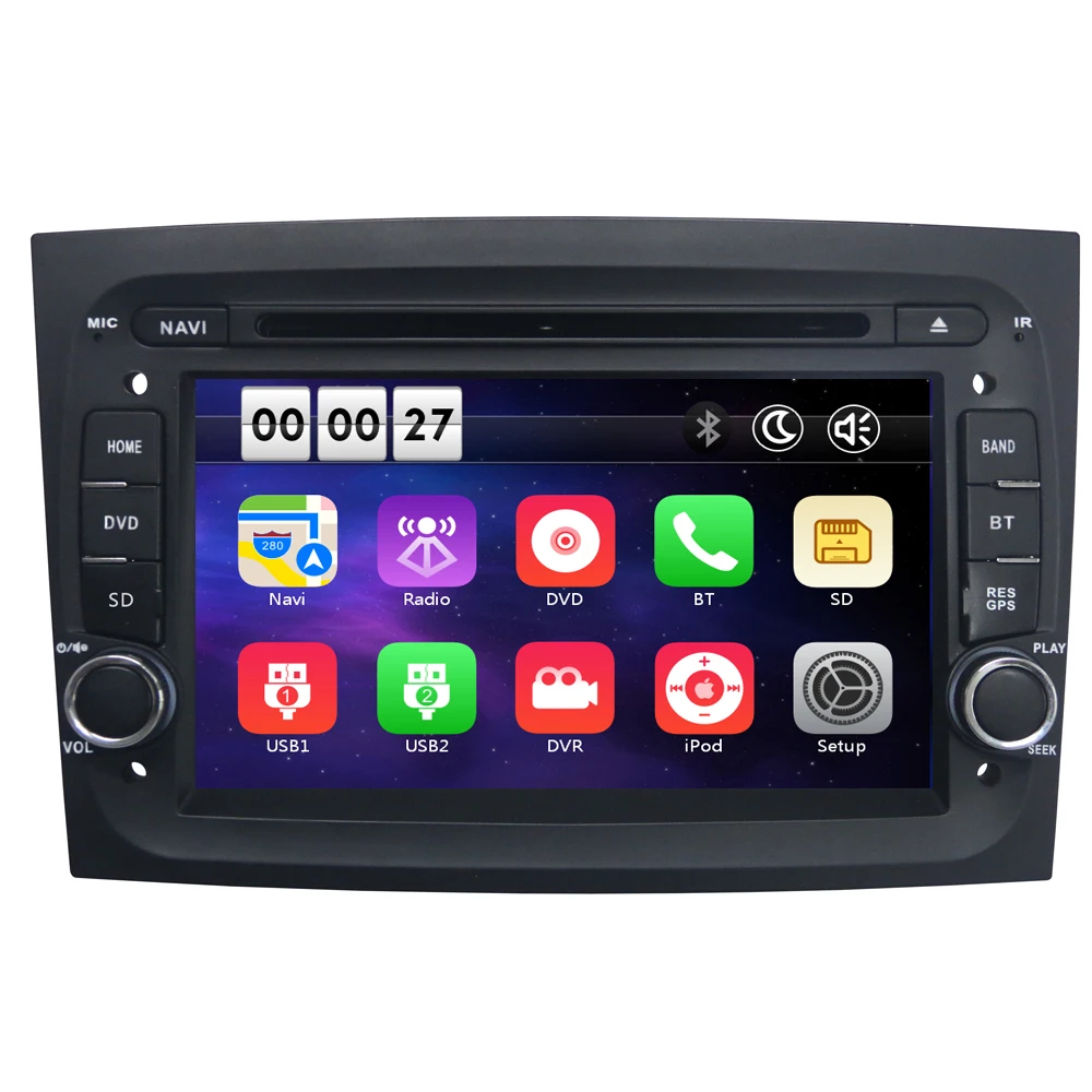 Clearance Two Din 7 Inch Car DVD Multimedia Player Stereo For Fiat/Doblo II 2015- Canbus 3G USB Host Radio GPS Navigation RDS BT 1080P Map 1 Clearance Two Din 7 Inch Car DVD Multimedia Player Stereo For Fiat/Doblo II 2015- Canbus 3G USB Host Radio GPS Navigation RDS BT 1080P Map 1