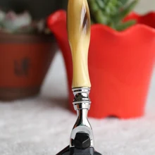 Frank бритья-3 слоя лезвия для бритья, искусственный Рог Ручка+ подставка для бритвы(#43 крепежный элемент)# MA-03FH