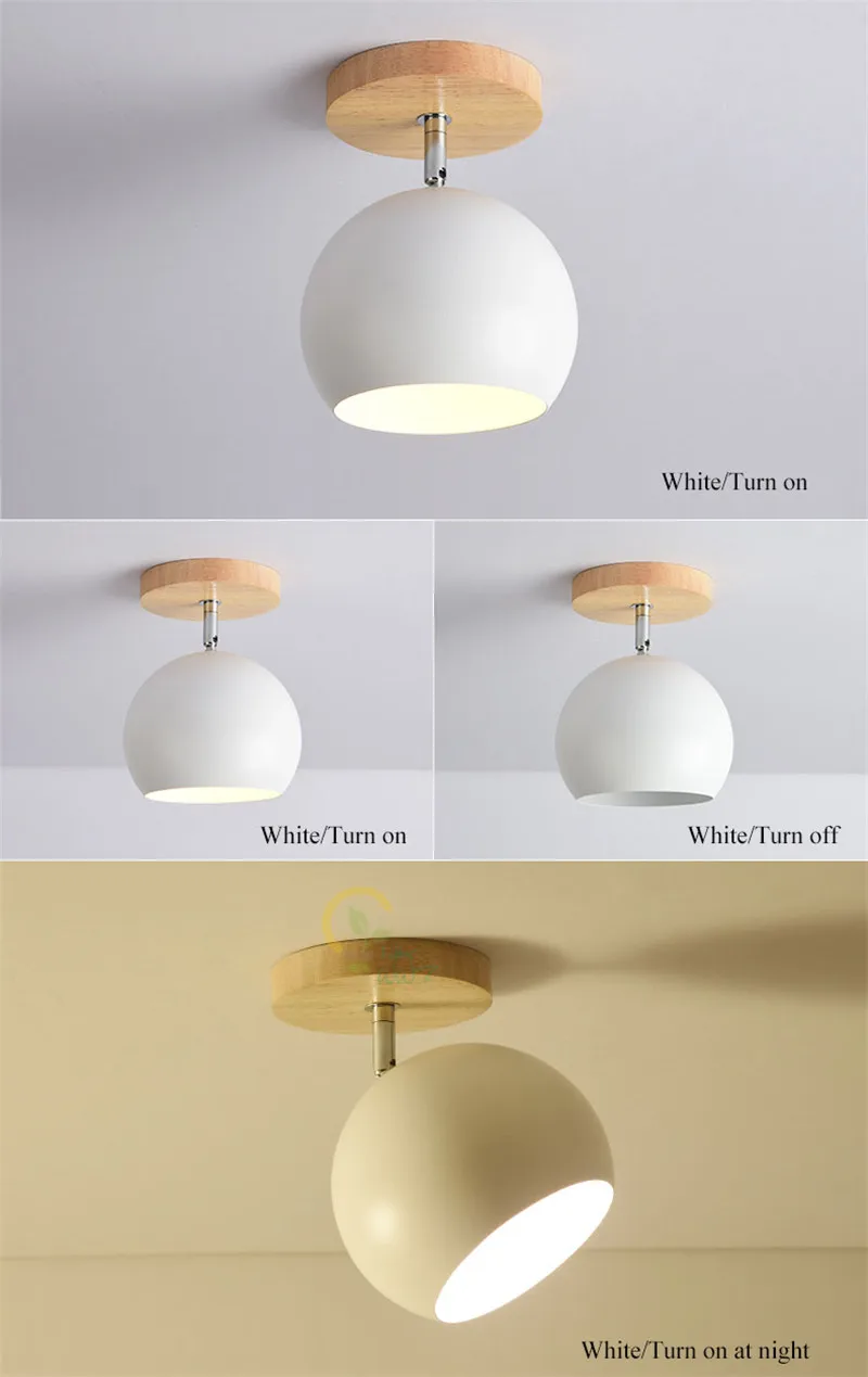 Lâmpadas de teto led com lâmpada de