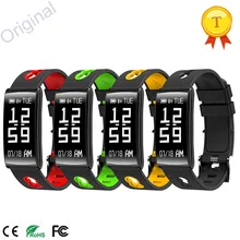 Модный Bluetooth Смарт-монитор сердечного ритма кровяное давление умный Браслет монитор кровяного давления пульсометр фитнес-трекер