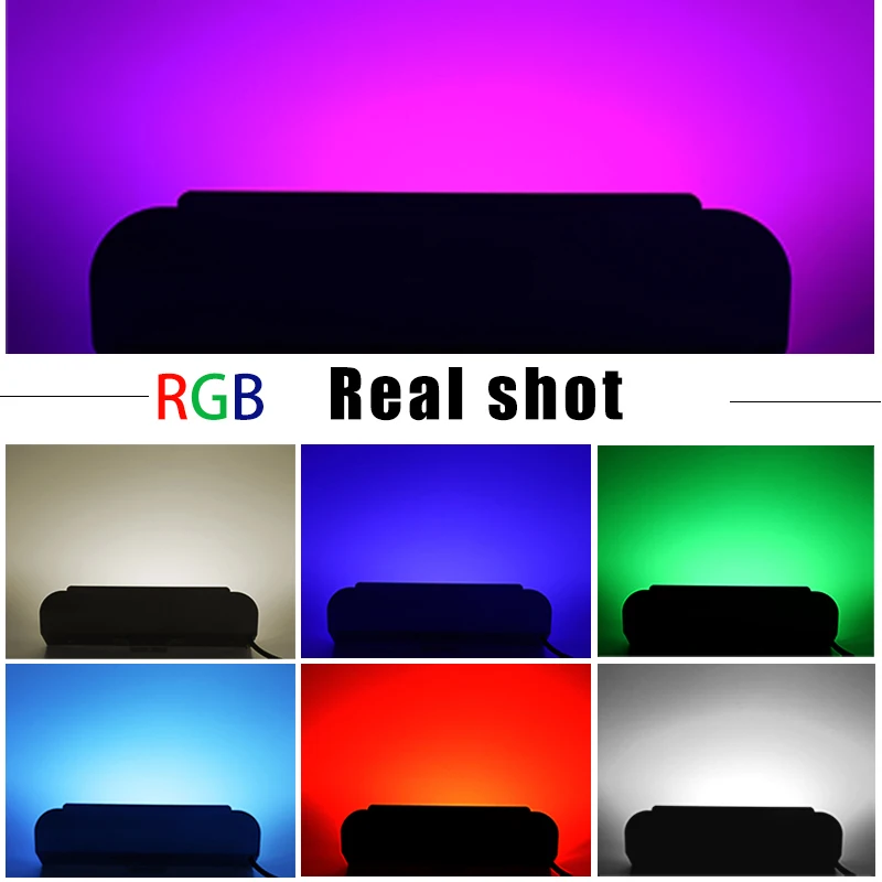 Светодиодный светильник RGB 50 Вт 220 В Открытый IP66 водонепроницаемый идеальная мощность RGB прожектор светильник s светодиодный разноцветный Точечный светильник s поисковый светильник