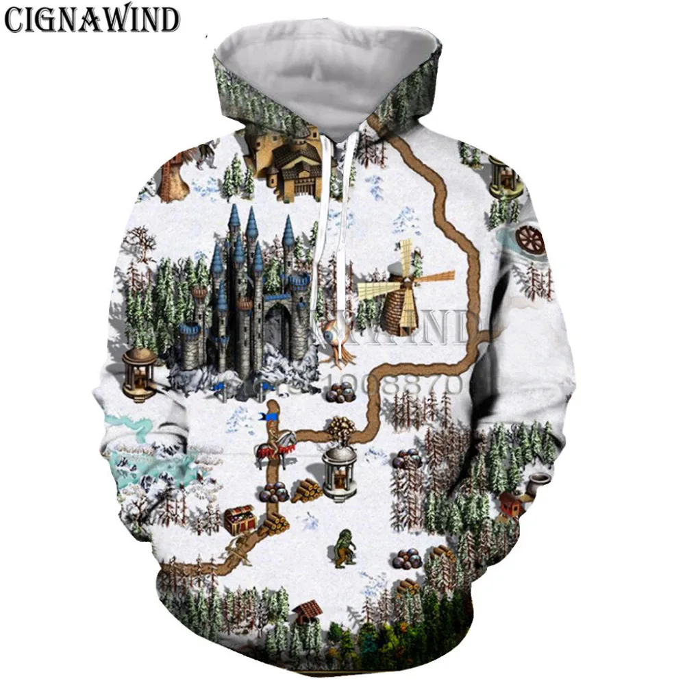 

Classic game heroes of might and magic 3 hoodies men women sweatshirts 3D print fashion hip hop style streetwear casual tops