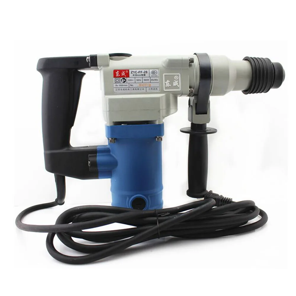 

New Arrival Impact Drill Hammer Dual-use Z1C-FF02-28 High-power Impact Drill Hammer Power Tools 220V/50Hz 960W 0-1000r/min 28mm