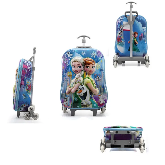 Hot 3PCS/set 3D Unicorn Travel Suitcase