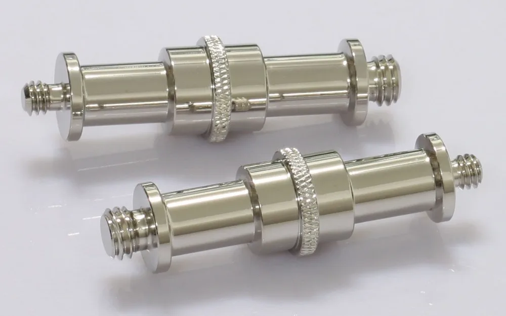 

2x new 3/8" male to 1/4" male Convert Screw Adapter (pack of Two)