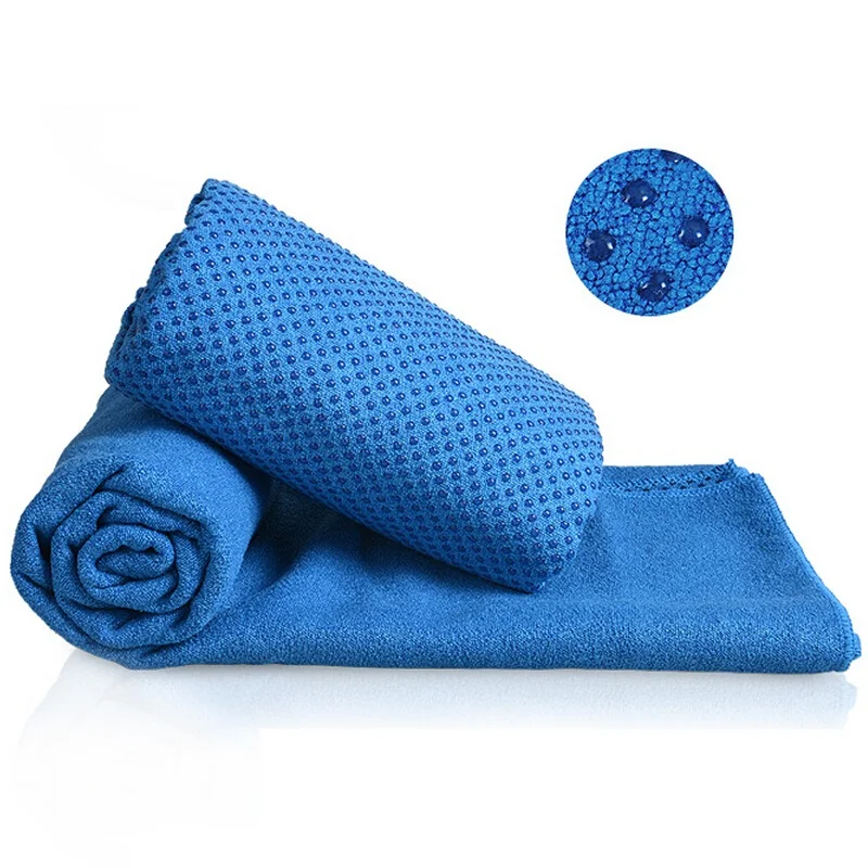 Горячие Skidless Yoga Mat Towel Микрофибры Non Slip Super Absorbent for Yoga, пилатес, медитации, фитнес, спорт, пляж