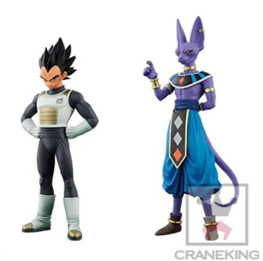 

Japanese Anime "DRAGONBALL Dragon Ball Super" Original BANPRESTO Chozousyu Collection Figure Vol.2 - Vegeta & Beerus