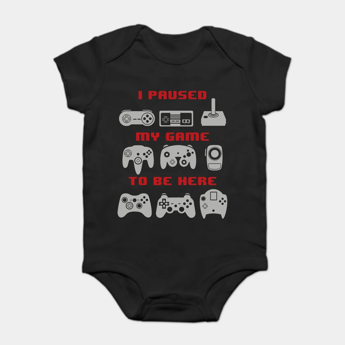 I Paused My Game To Be Here Kids Boys Girls Childrens Gaming Gamers T Shirt
