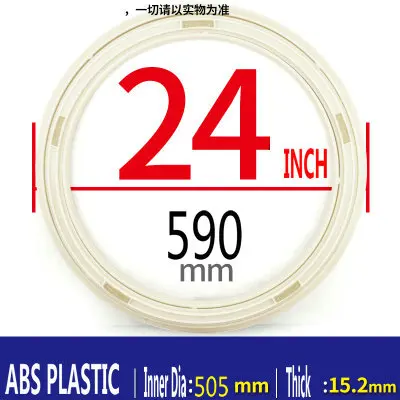 ADVANCED ABS Plastic Anti Skid Lazy Susan Turntable Base Round Table Wheel Swive Base for both Glass or Wood Table 24INCH 590MM OD