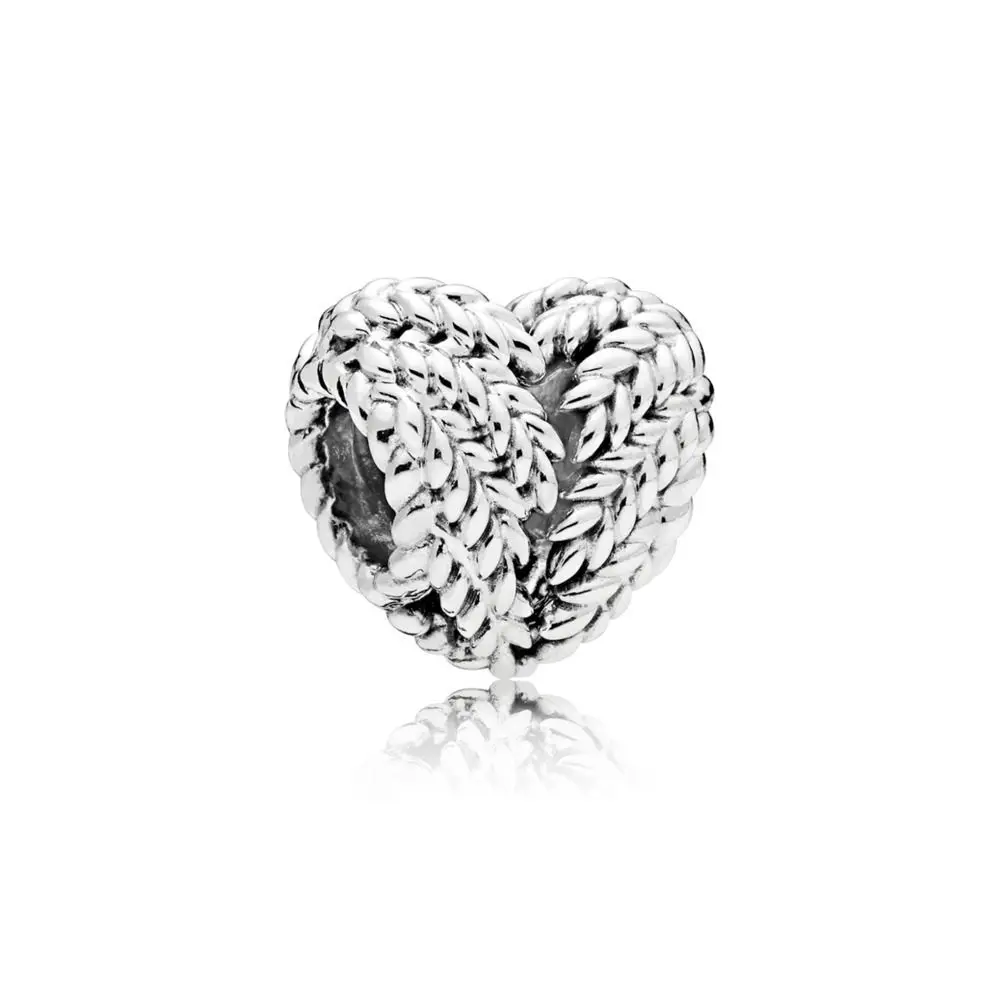 

925 Sterling Silver Stringed Elegant Temperament Wheat Ears Beads Suitable Fits Charm Bracelet DIY Women Jewelry Gift