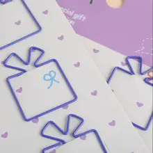 60 шт./партия, креативная металлическая подарочная коробка, зажим, закрепить зажим для бумаги, многоцветные игольчатые зажимы для бумаги, набор канцелярских принадлежностей 6133