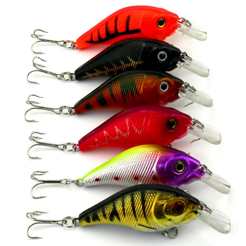  KKWEZVA 1PC 7.5cm11.5g Fishing Lures Deep Swimming Crankbait 0.8-1.8m Hard Bait Available Lure Tigh
