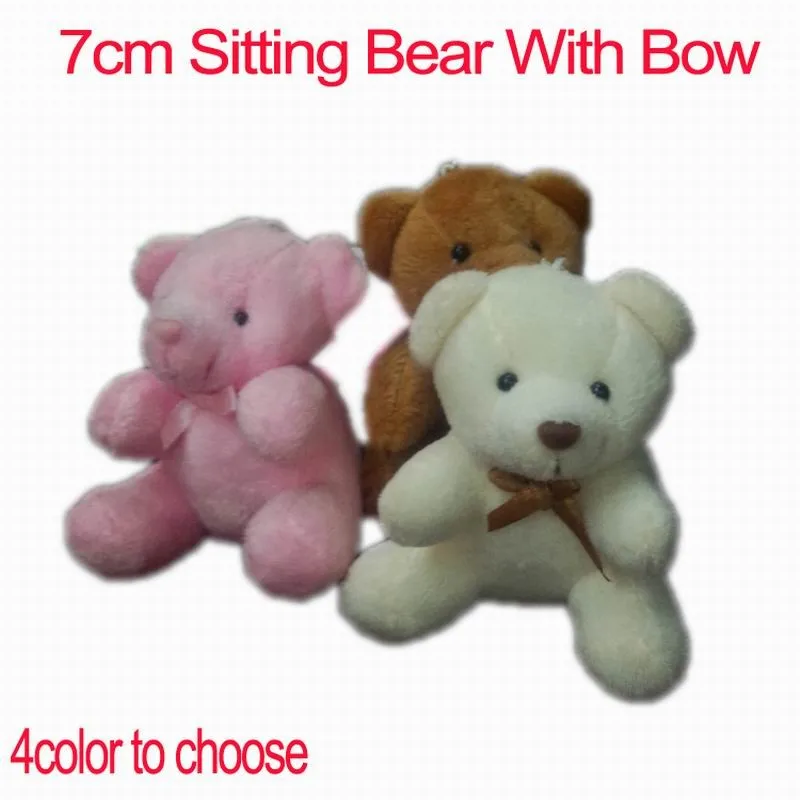 7cm sitting bear with bow 4