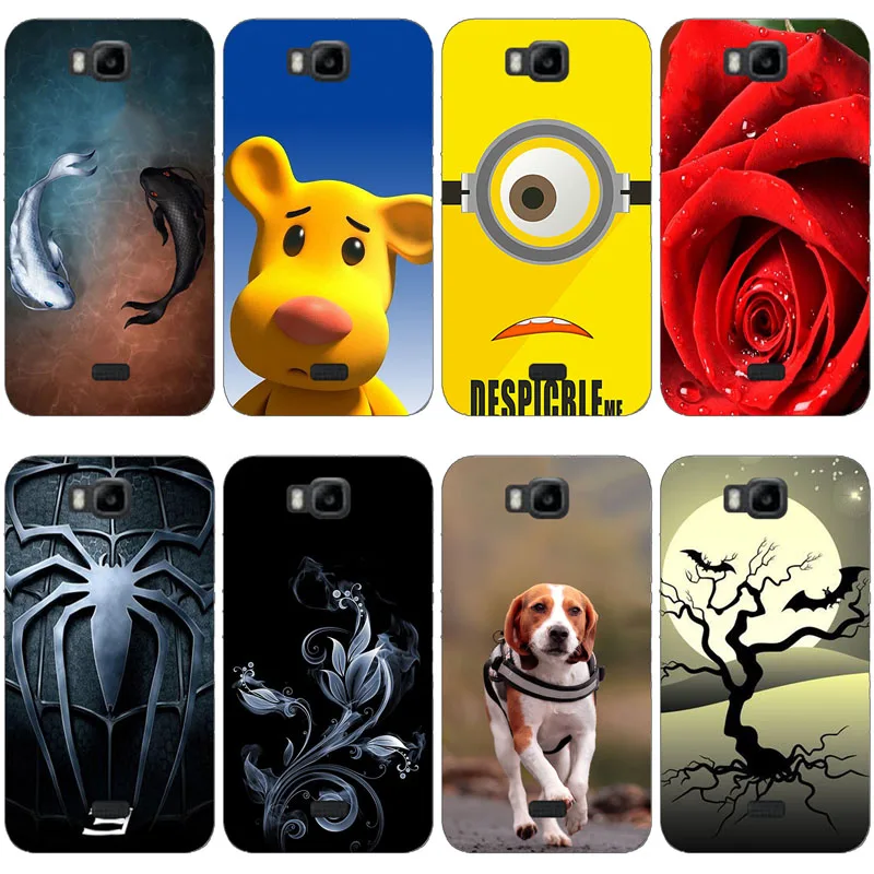 

Colorful Cell Phone Covers Case for Huawei Ascend Y541 / Honor Bee Y5C Y541-u02 Soft TPU Cases Printed Back Cover Capa Full