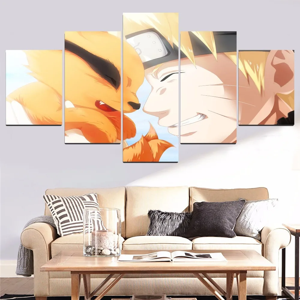Poster Naruto Sasuke Kakashi Japan Anime Room Wall Paper Cloth Print 01